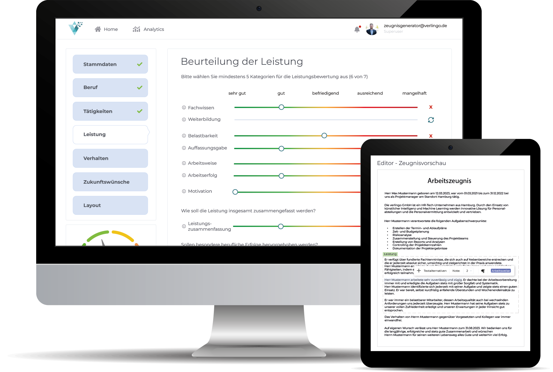 Prozess Arbeitszeugniserstellung